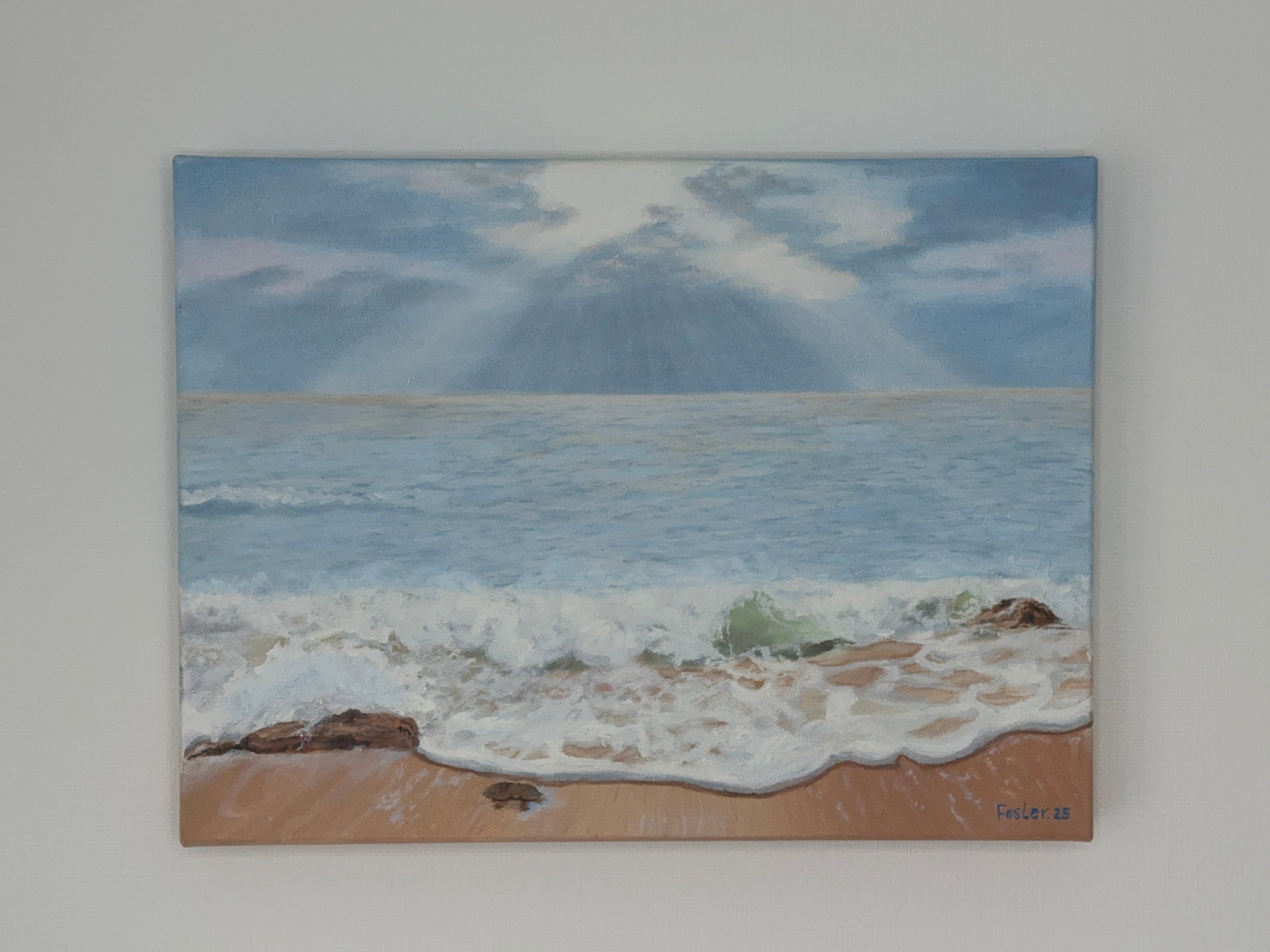 Licht über dem Meer - 30 x 40 cm
