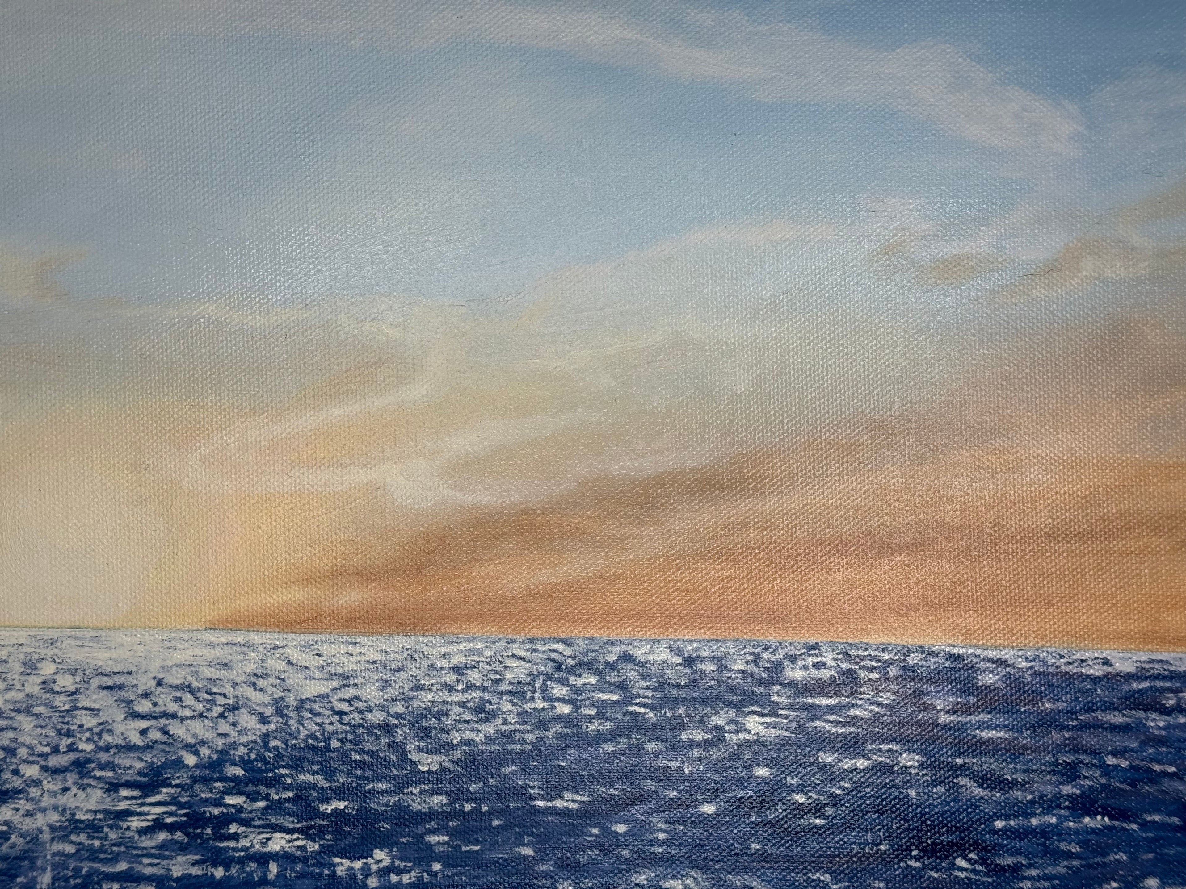 Ozean im Goldlicht - 50 x 70 cm