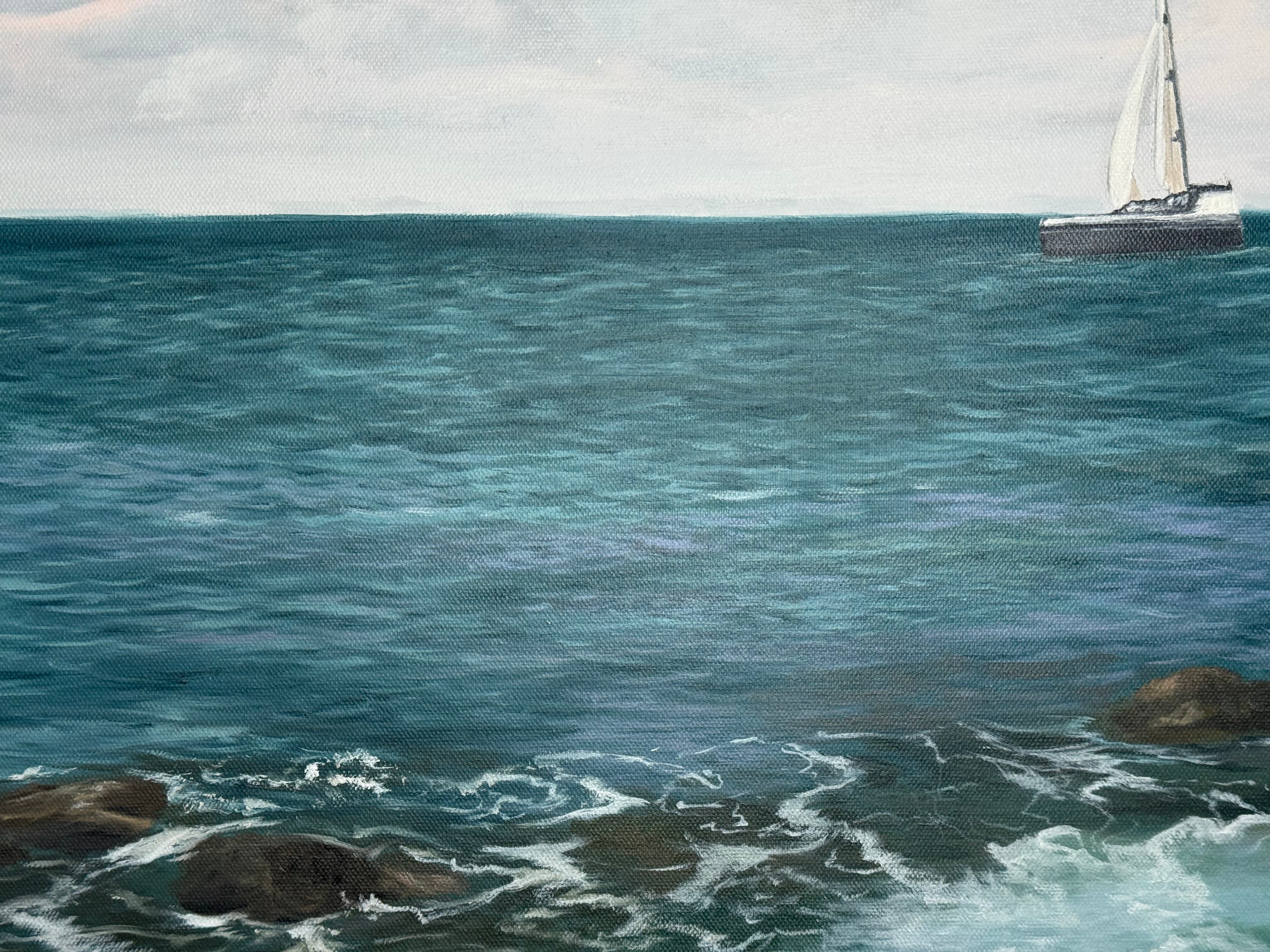 Aufbruch im Abendlicht - 50 x 100 cm