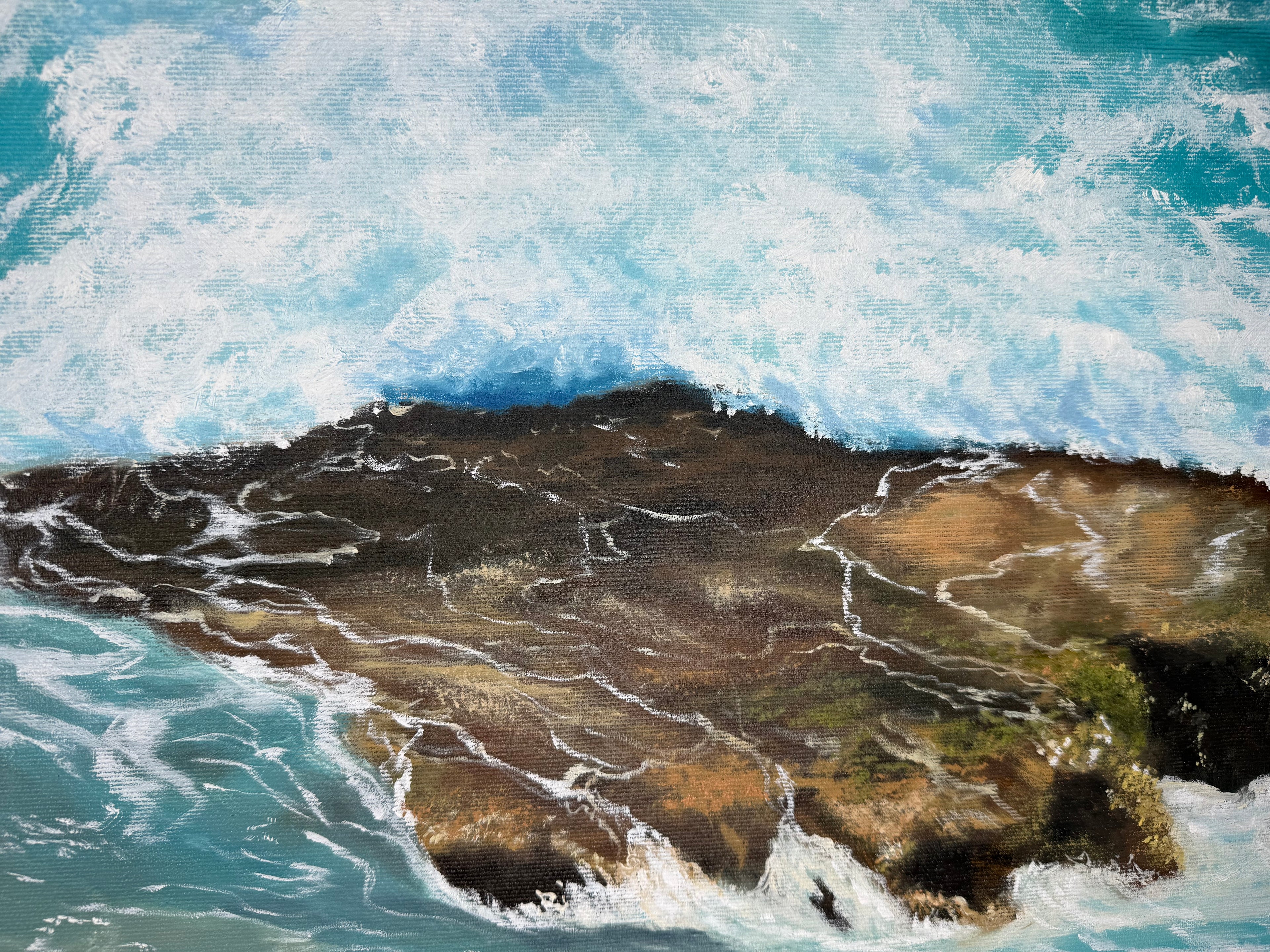 Broken Waves - 80 x 130 cm