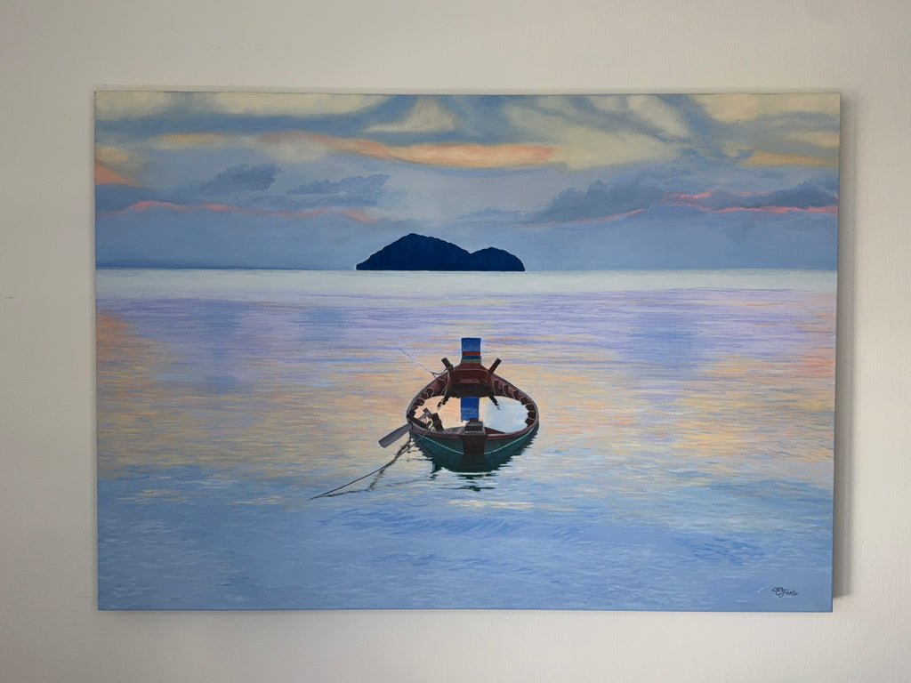 Island of Distance - 70 x 100 cm