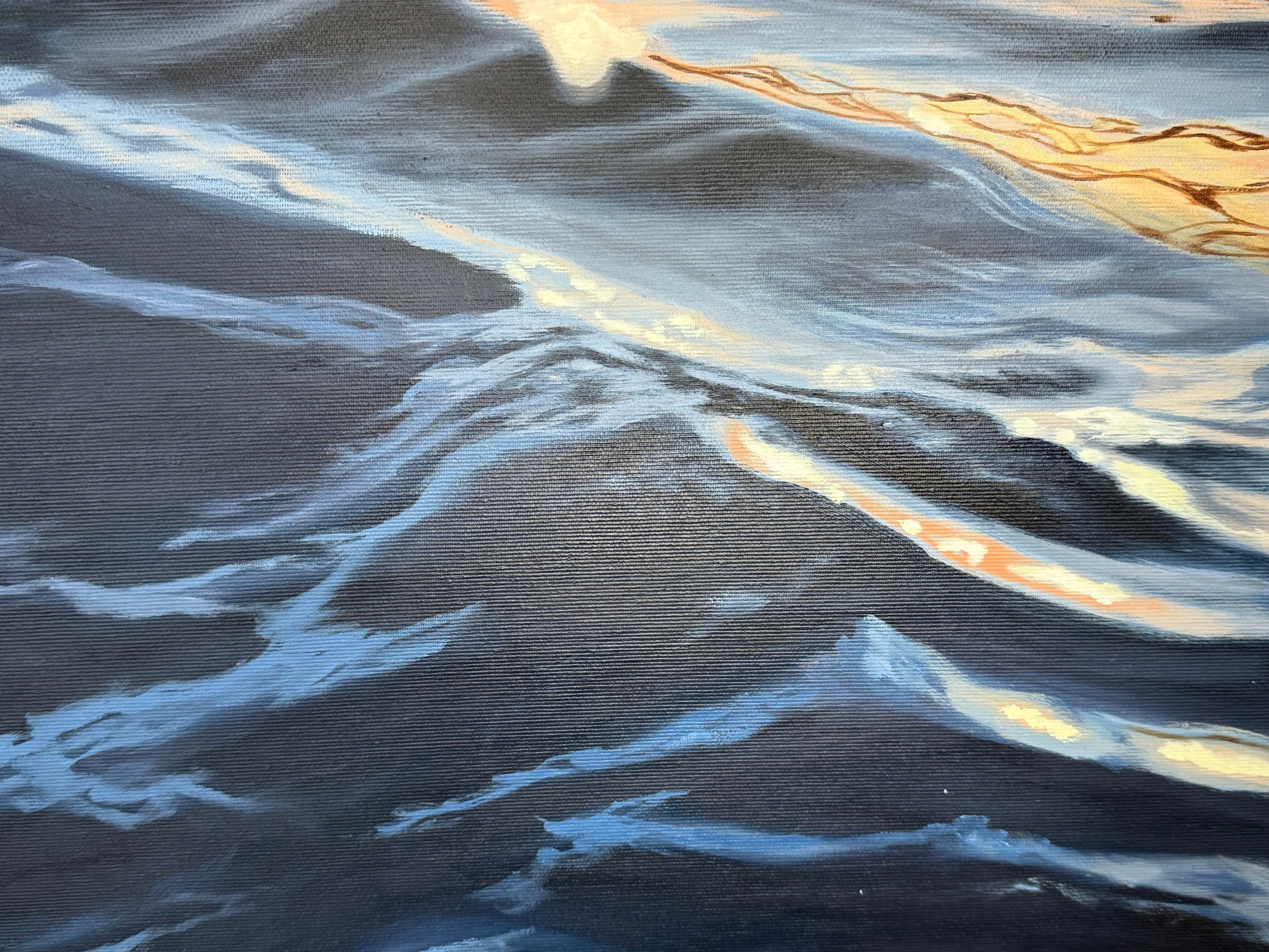 Golden Silence 1 - 60 x 80 cm