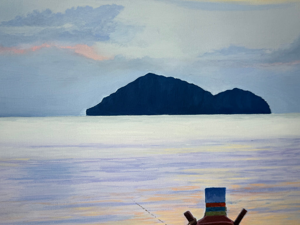 Island of Distance - 70 x 100 cm