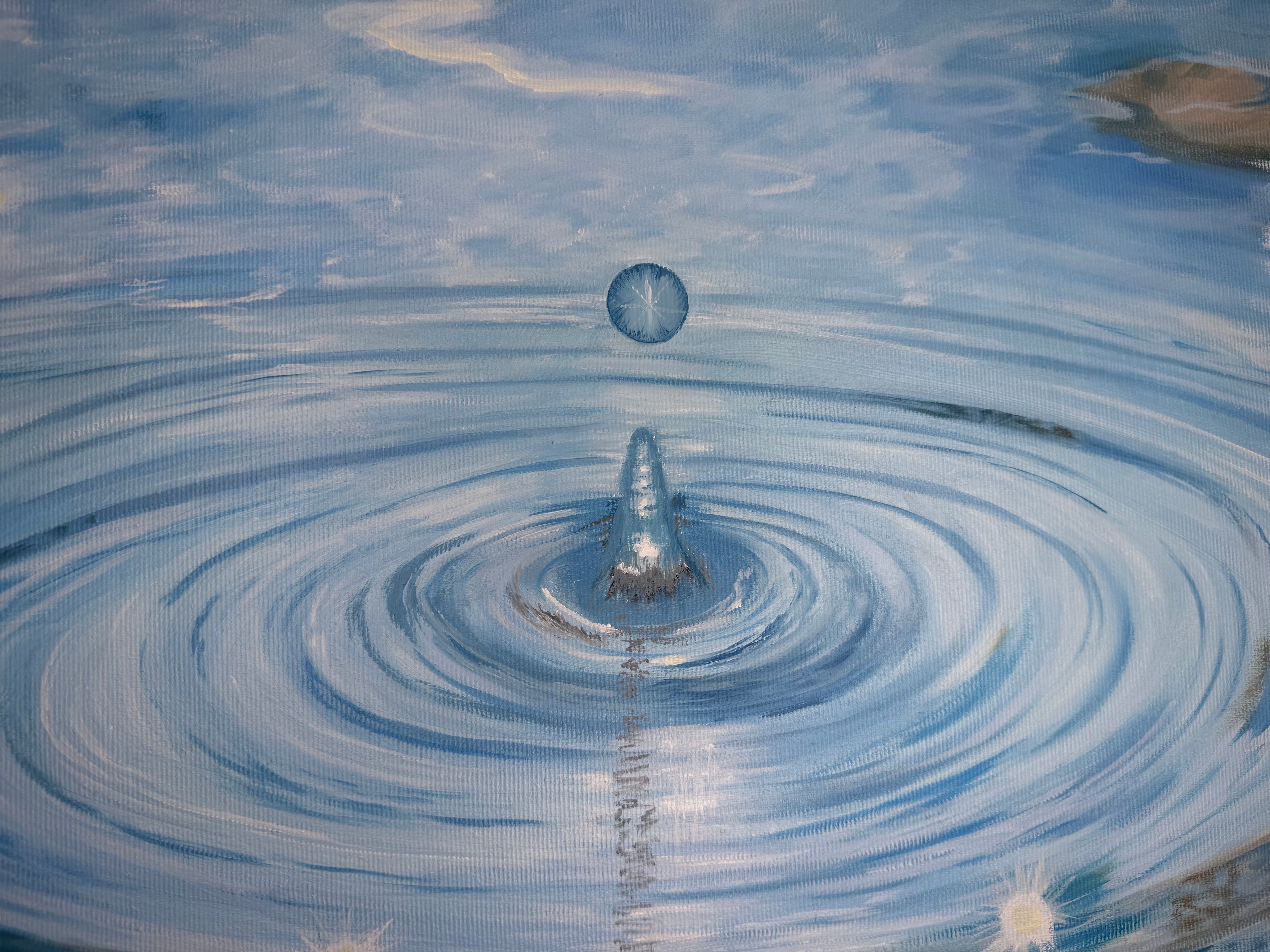 In the Center of Calm - 70 x 100 cm