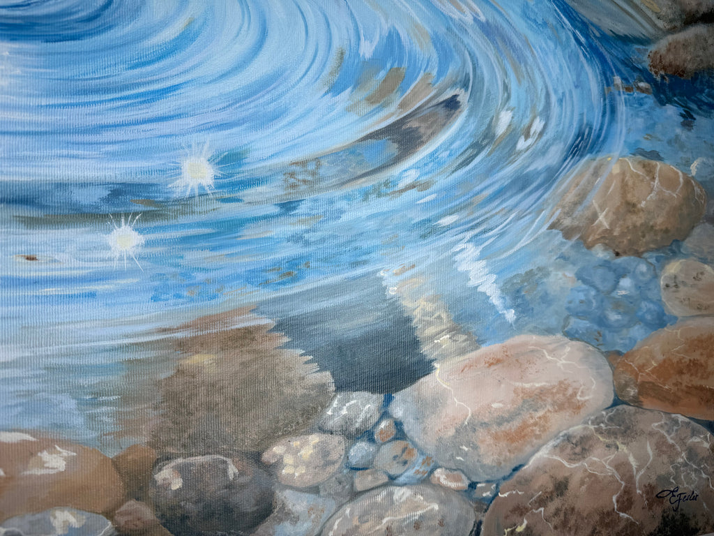Im Zentrum der Ruhe - 70 x 100 cm