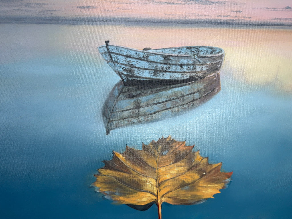 Herbst auf Stiller See - 60 x 60 cm